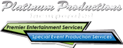 Platinum Productions, Incorporated - DJ, MC, Photo Booth Rentals, Lighting, Uplighting, Live Sound